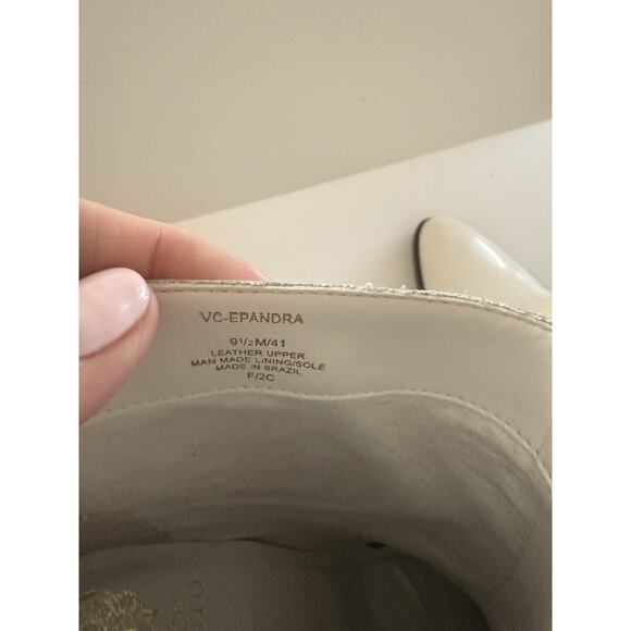 NEW Vince Camuto Epandra Leather White Cowboy Rodeo Gogo Disco Glam Boots Size 9 - Picture 9 of 13